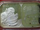1976   Rosario Resources Corp Inc USA    Paul Revere   .999 FINE Silver Art Bar