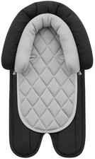 Infant car seat head support cushion