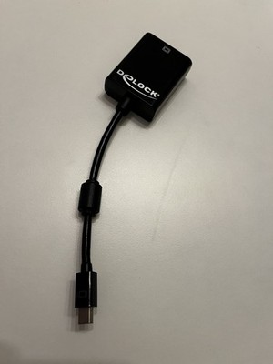 Delock Adapter Mini Displayport 1.1 Mal VGA female + Audio + Power In OVP