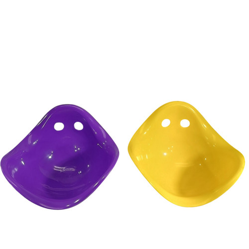 Bilibo Sensory Chairs Kids Spinning Seat Yellow Orange 2pc. Lot - Picture 1 of 13