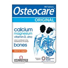 Image of Vitabiotics Osteocare Original 90 Tablets Calcium Supplement