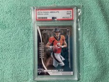 2019 Panini Absolute #115 Drew Lock RC - Denver Broncos Rookie Card - PSA 9 Mint. rookie card picture