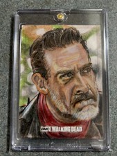 2017 TOPPS AMC WALKING DEAD EVOLUTION NEGAN SKETCH CARD JAMES DICKSON 1 of 1