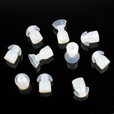 10x Silicone Earbud Earplug for Baofeng Radio Acoustic Air Tube Earpiece Headset