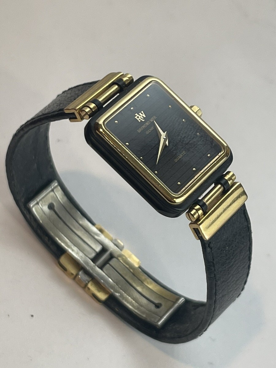 RAYMOND WEIL GENEVE クオーツ　レディース　稼働品 Vintage Raymond Weil Geneve Quartz #8083 10M 18K Gold Plated