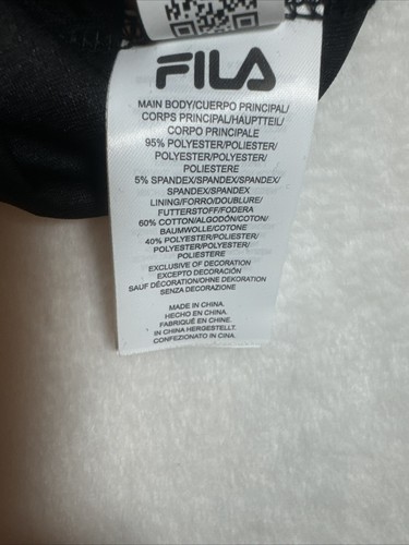 FILA Men’s Performance Hoodie Black Size M - Imagen 6 de 7