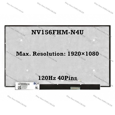 Dalle écran LCD 15.6" NV156FHM-N4U FHD 120Hz - Neuf, Livraison 24h, Garantie 1 An