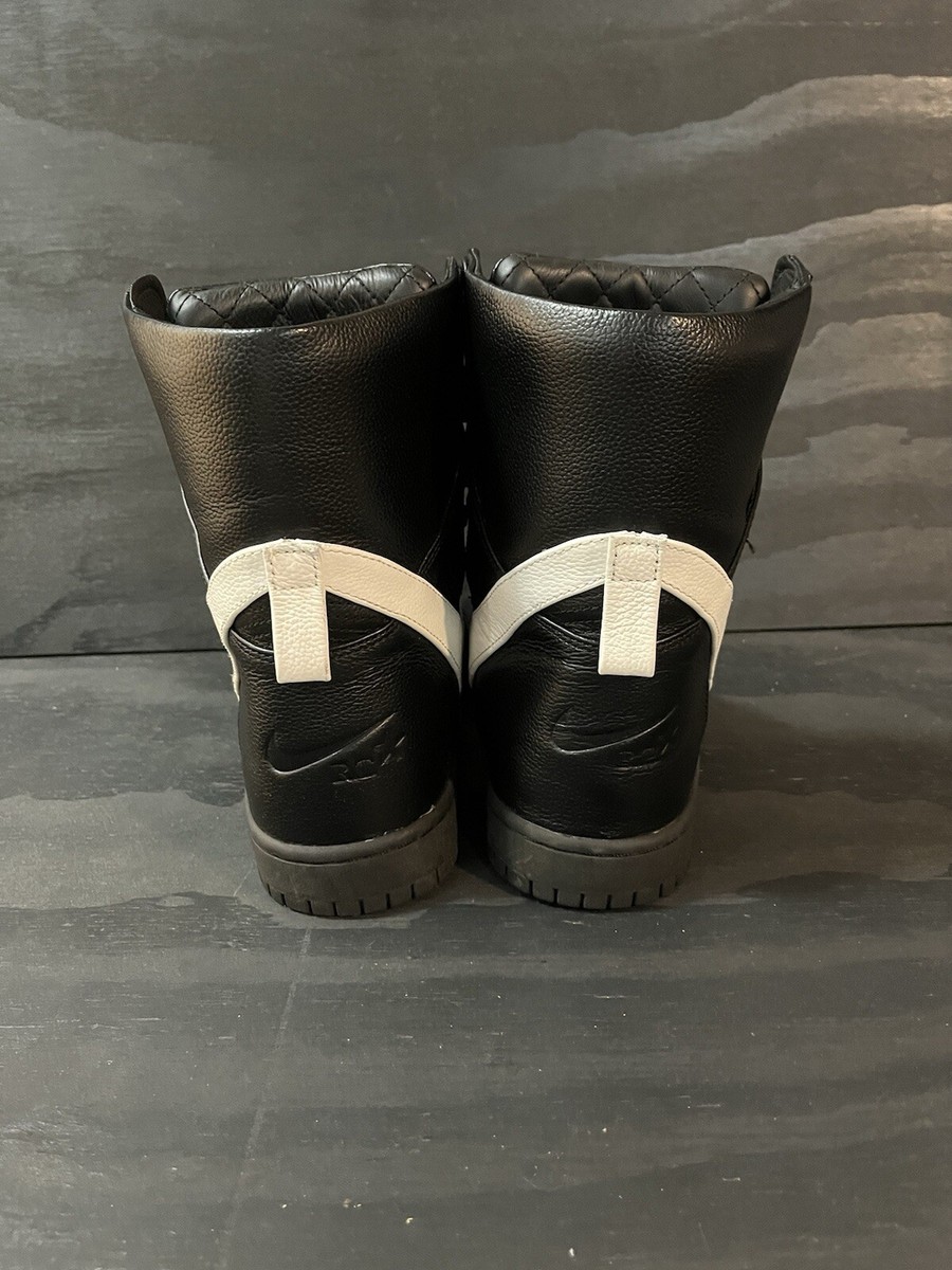 Nike Dunk Lux High x Riccardo Tisci Size 9 Black White 2016