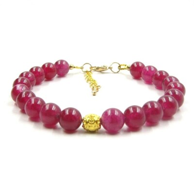 BAILYSBEADS edlen designeren Rubin-Armband Armkettchen Bracelet behandelt 126