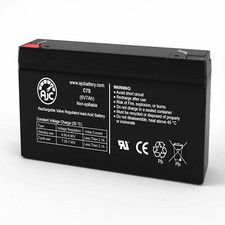 Long Way LW-3FM7.6 6V 7Ah Sealed Lead Acid Replacement Battery