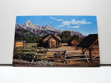 Postcard Chapel ofthe Transfiguration Moose WY Intermountain Tourist Supply F181