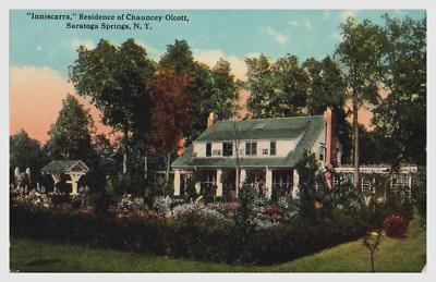 Inniscarra Residence of Chauncey Olcott Saratoga Springs New York NY  Postcard