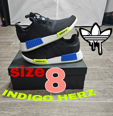 adidas Men NMD_R1 X INDIGO HERZ Sneakers Black/Cloud White IE1844