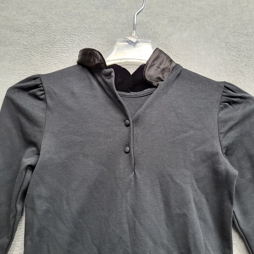 Vestido Polo Ralph Lauren Mujer Grande Negro A Cuadros Ponte Jersey Manga Larga Nuevo con Etiquetas Foto 4 de 4