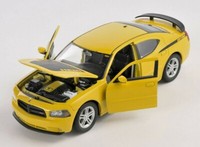 Blitz Versand Dodge Charger Daytona R/T 2006 Gelb 1:24 Welly Modell Auto Neu Ovp