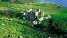 Landscape castle scotland Custom Gaming Mat Desk