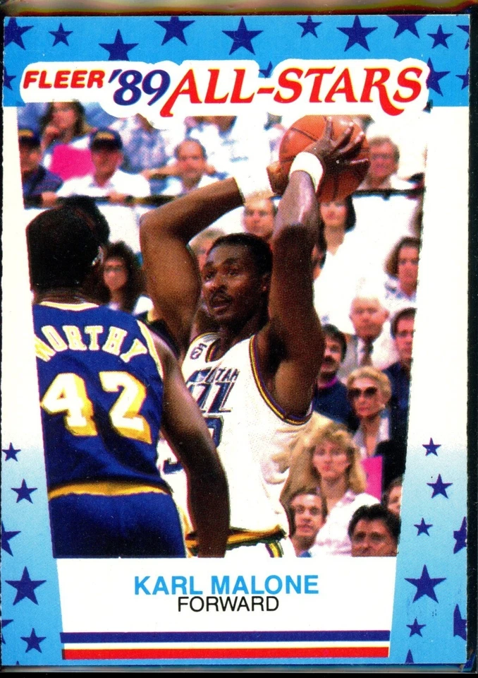 1989 Fleer NBA All-Star Sticker Set Complete with Michael Jordan - image 2 of 4