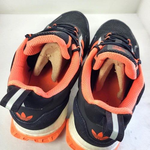 ADIDAS ZX 1K Boost Scarpe da Ginnastica Uomo Running Nero Arancione UK11.5 (X116) - Foto 18 di 20