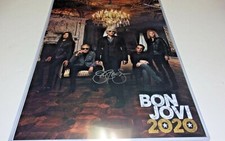 JON BON JOVI 2020 LIMITED EDITION SOLDOUT W/BONJOVI STORE W/COA SIGNED POSTER 
