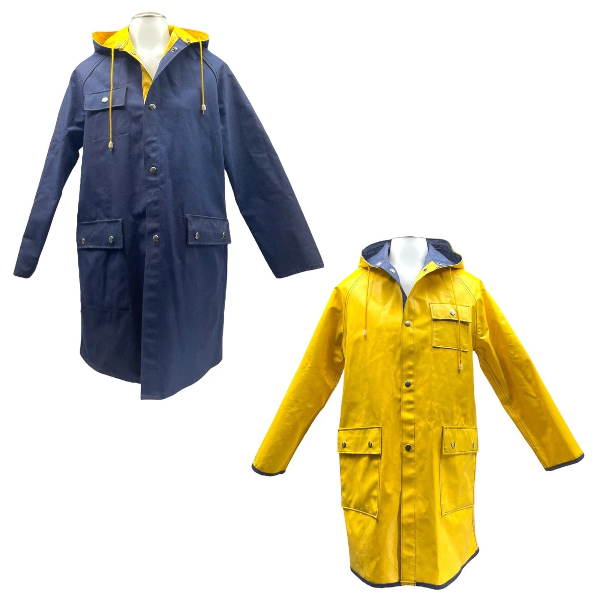 Stylish CAT Rain JACKET Waterproof Cat Coat Yellow Vintage 