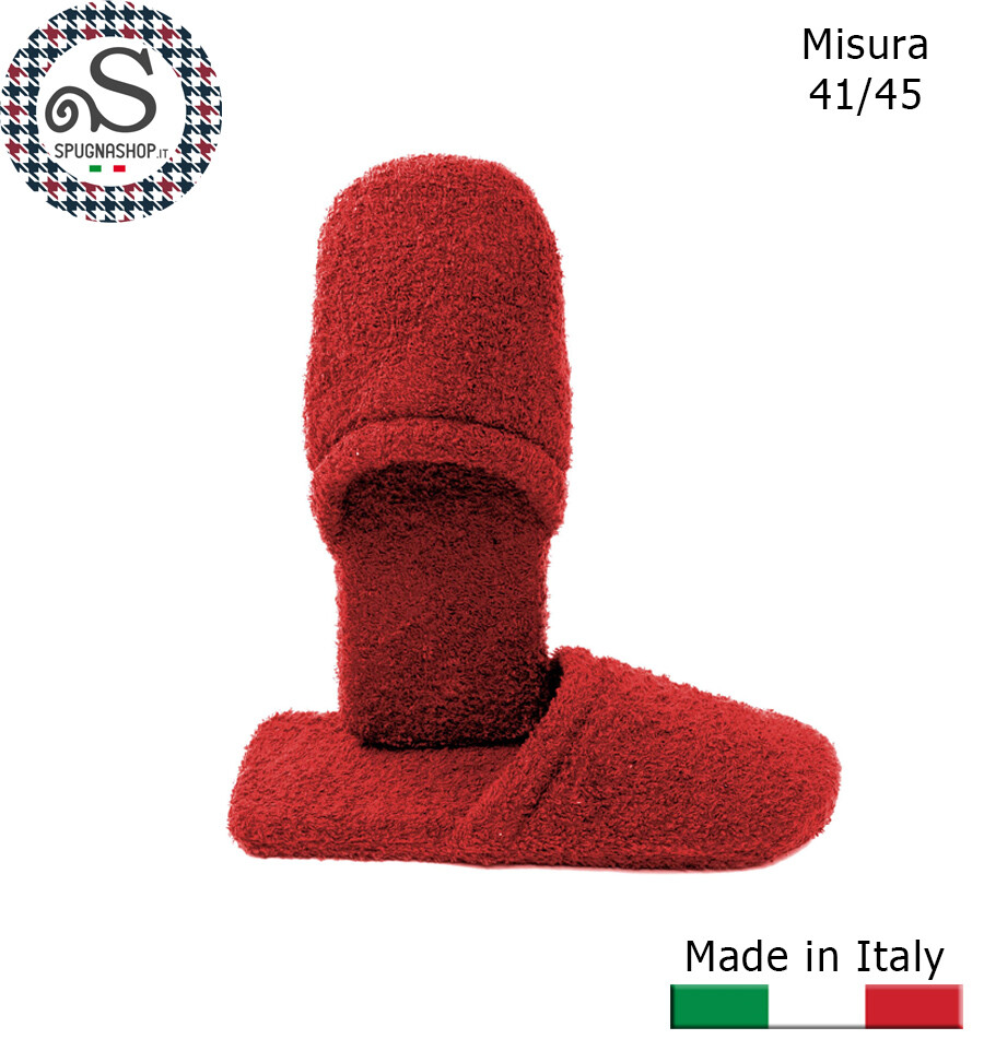 LCF Ciabatte Spugna 100% Cotone - Made In Italy (Uomo, Bluette - Foto 8
