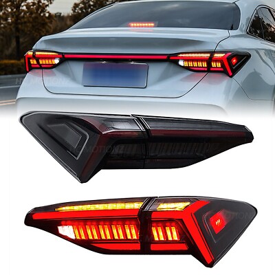 LED Tail Light For Toyota Avalon 2018-2020 Smoke Rear Lamp Start Up Animation