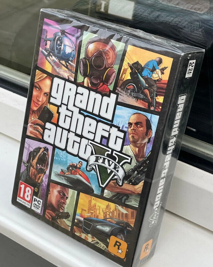 GRAND THEFT AUTO GTA V 5 SAN ANDREAS PC DVD-ROM *BRAND NEW FACTORY SEALED* RARE! - Image 3 of 4