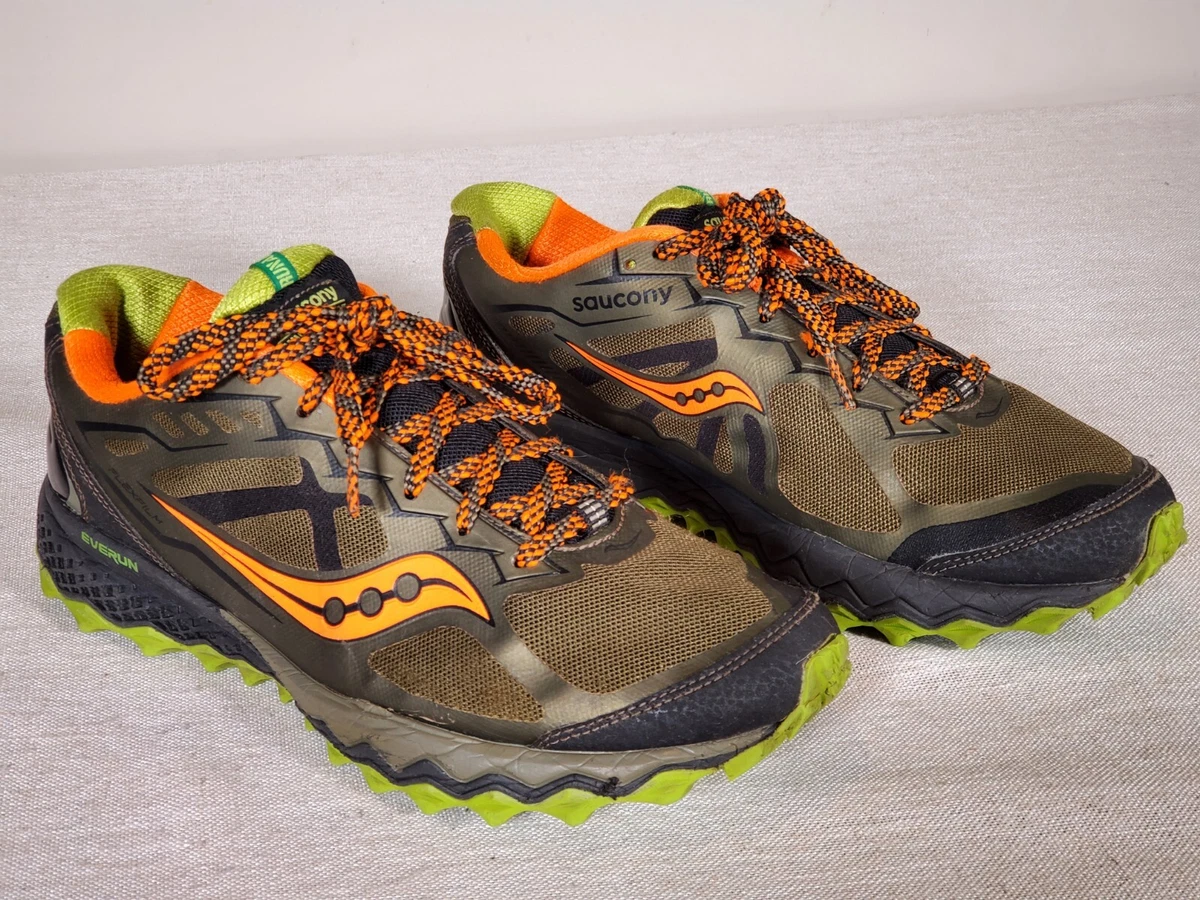 VGC Saucony Peregrine 6 Trail Running Shoes Sneakers Hiking Men s Size US 9