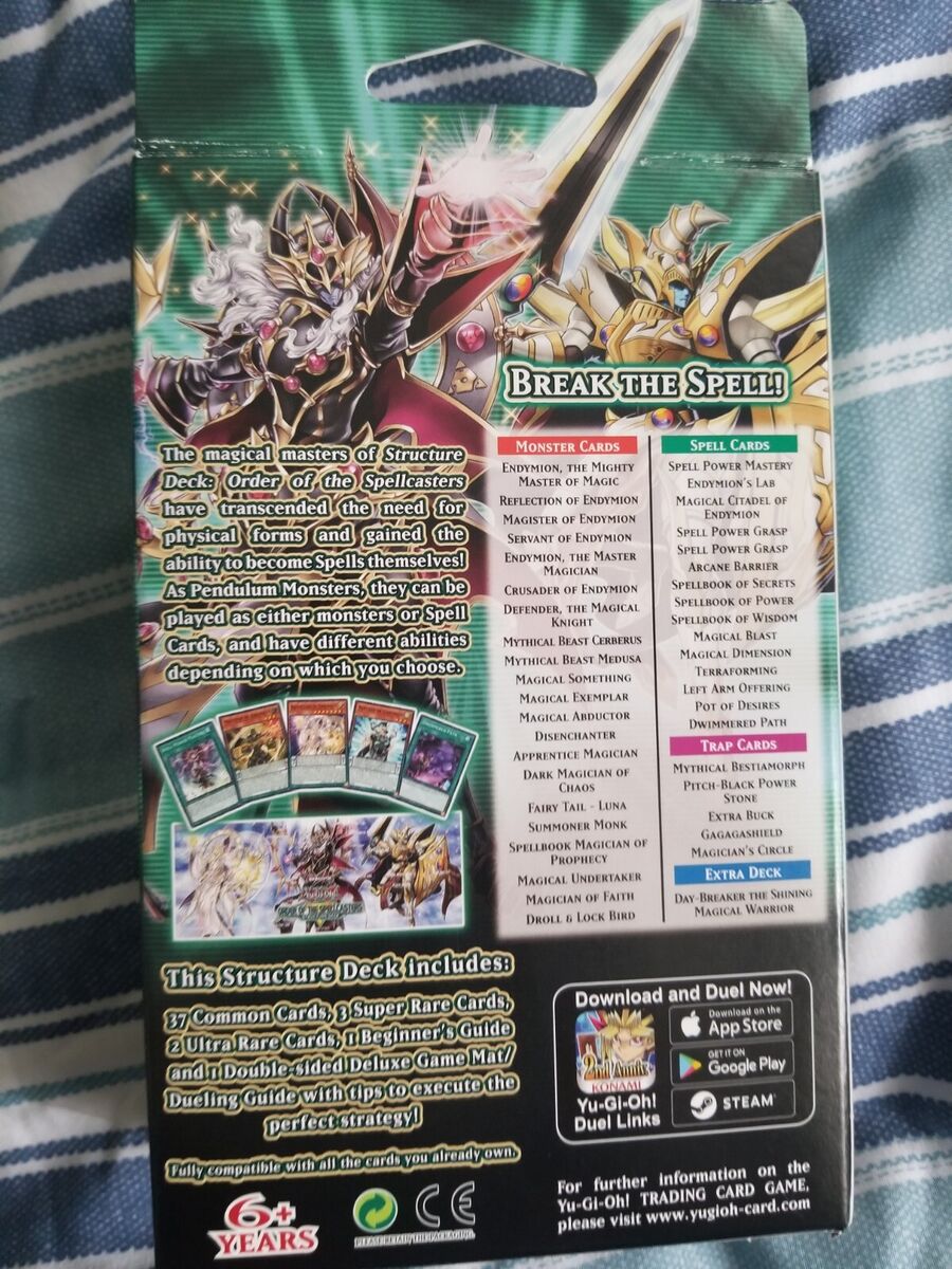 Yugioh 1st Edition Order Of The Spellcasters Structure Deck Yugioh 1st Edition Order Of The Spellcasters Structure Deck