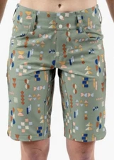 Wild Rye Kaweah Shorts Shell Women's 8 Multi mint MTB Bike Bottom Cycling NWT