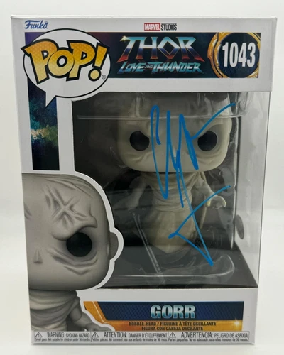 Christian Bale "Thor: Love and Thunder" SIGNED 'Gorr' 1043 Funko Pop Figure ACOA