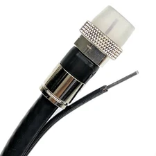 RG6 Aerial Messenger Coax Cable 18AWG 75 Ohm W/ MESSENGER Strap Wire, TRI SHIELD