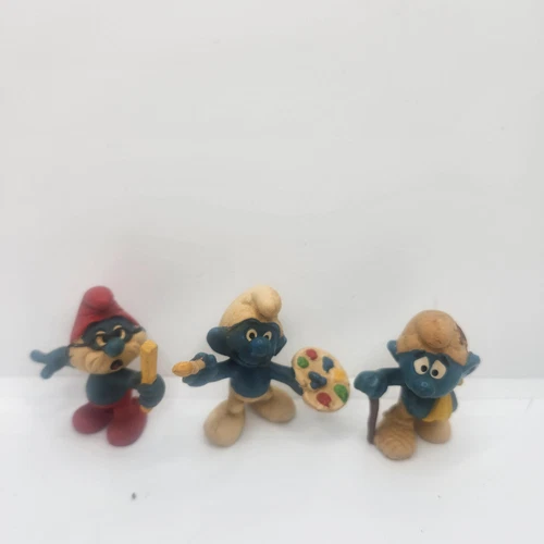 Lot of 3 Smurfs Figures