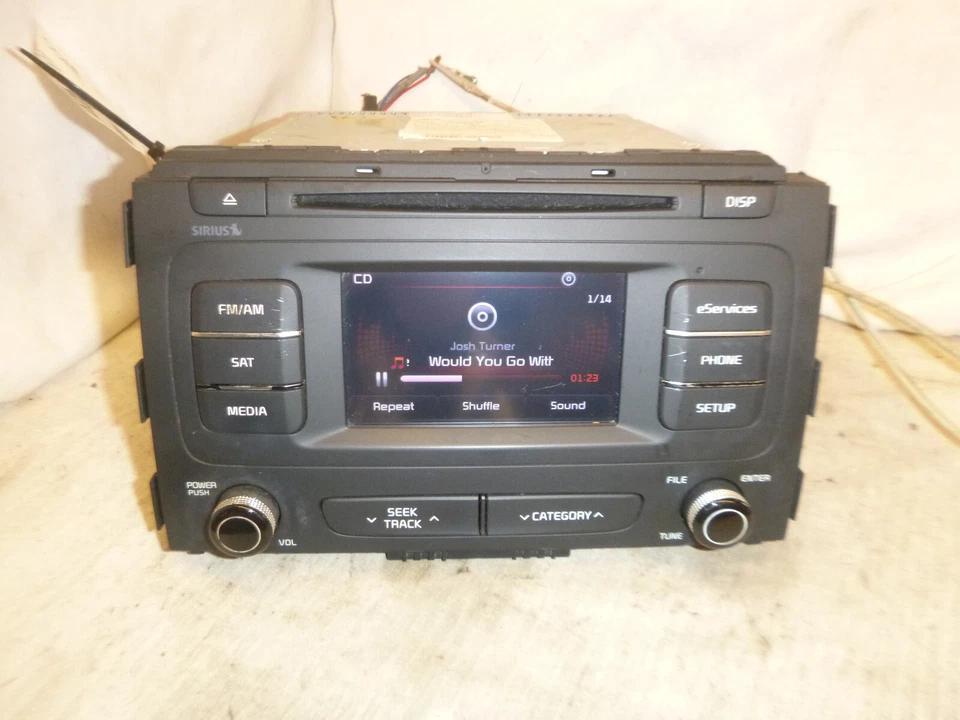 Reproductor de CD radio Kia Sedona 15 16 96160-A9000WK UAR13 Foto 2 de 4