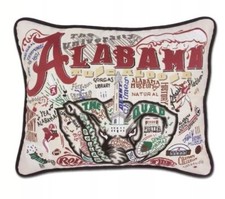 Cat Studio UNIVERSITY OF ALABAMA Pillow 22x18 NWT ROLL TIDE ROLL BEAR BRYANT !!!