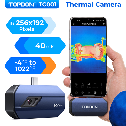 TOPDON TC001 Plus Termocamera Infrarossi Con Fotocamera Visiva - Foto 3
