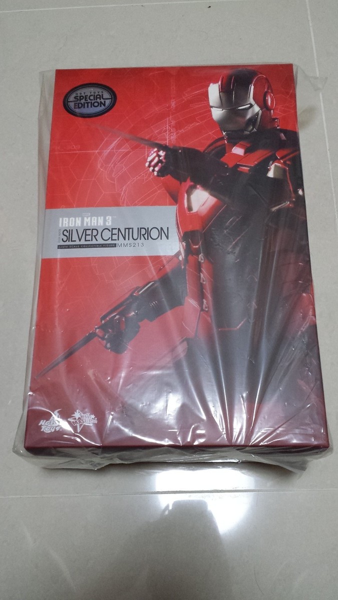 Hot Toys MMS 213 Iron Man Silver Centurion Mark XXXIII 33 (Special  Version) NW