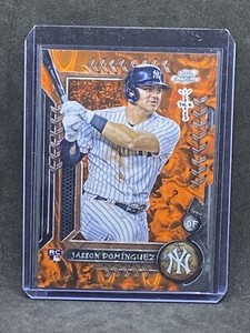 2024 Topps Chrome X Cactus Jack Jasson Dominguez RC /25 Orange Refractor Fanfest