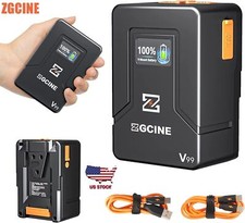 ZGCINE V99 V-Mount Battery 6800mAh V-Lock Rechargeable Li-ion Battery USB-C PD