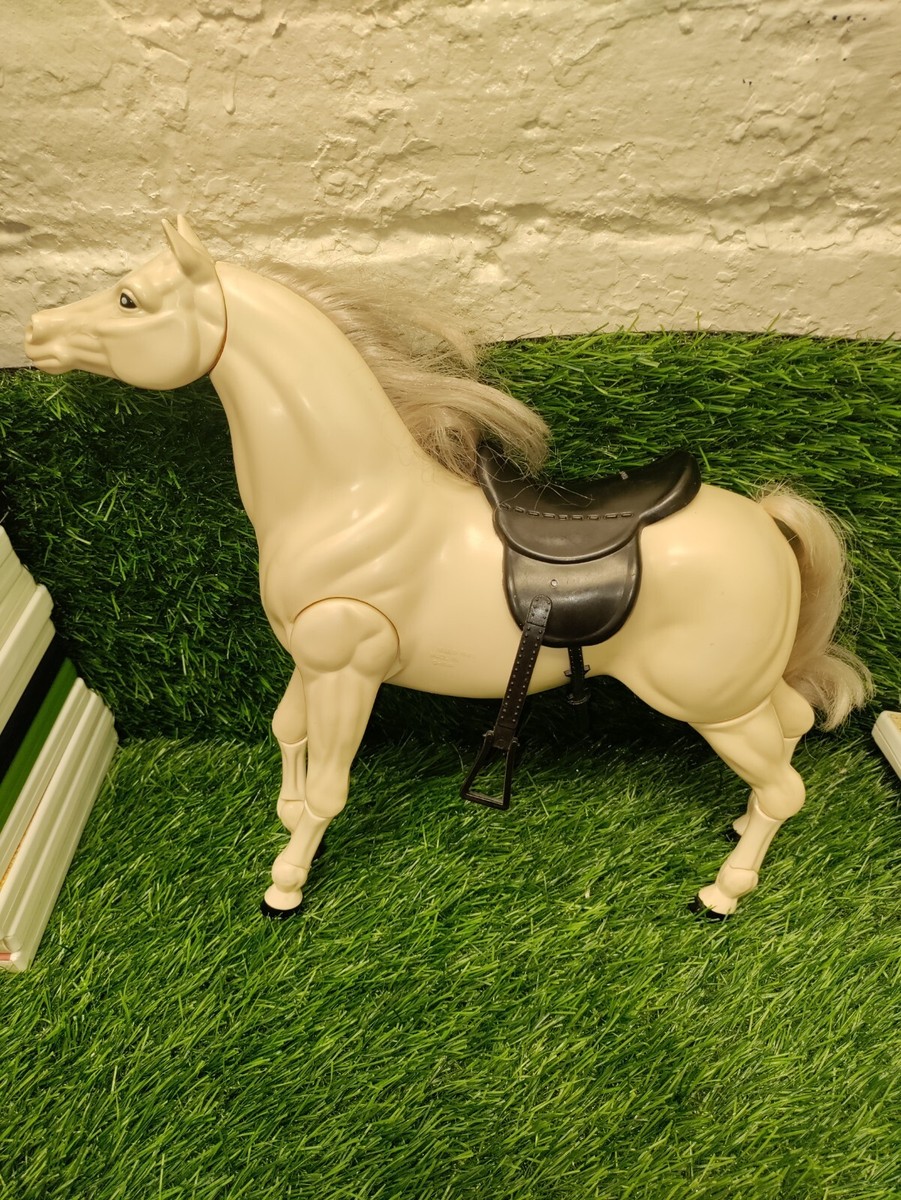 Vintage M.I.I. 1983 Jointed posable Plastic Horse Can move it's