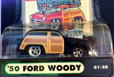 MUSCLE MACHINES 1950 50 FORD WOODY 1/64 DIECAST - BLACK | eBay