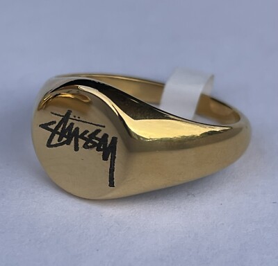 Custom engraved stussy ring UK