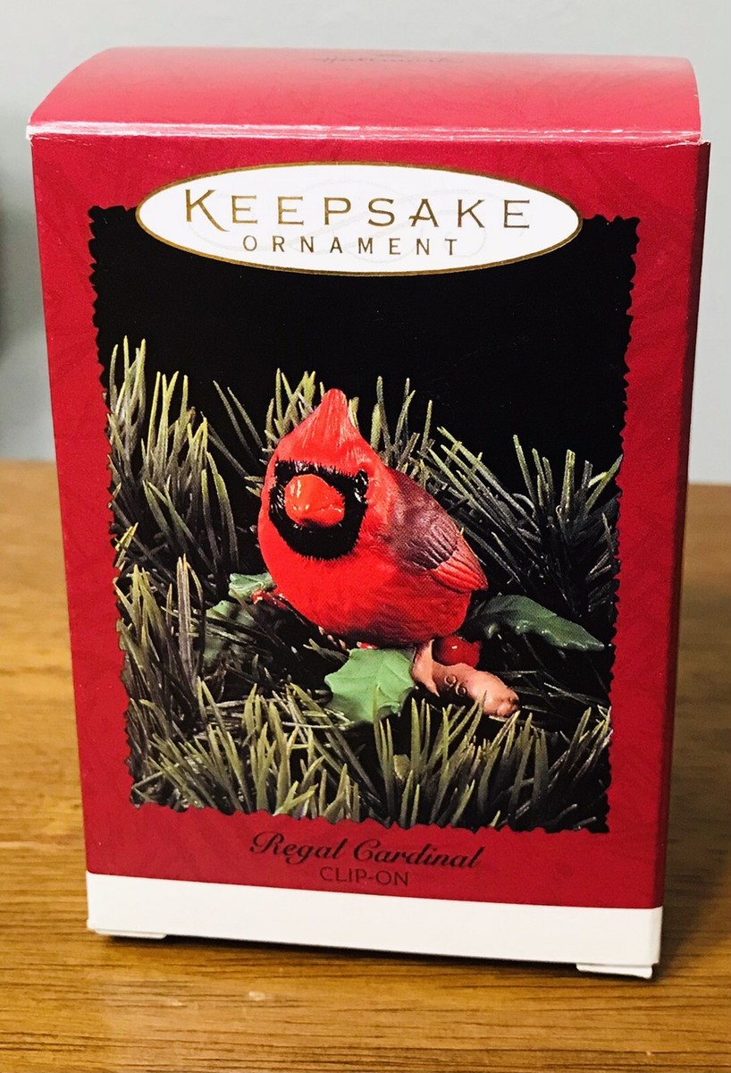 Hallmark Keepsake Clip-on Ornament 1996 Regal Cardinal #QX6204