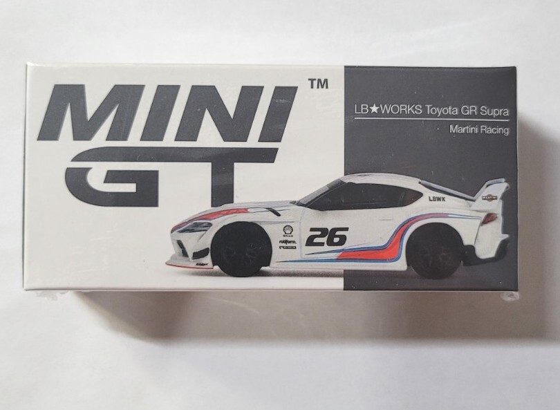 Mini-Gt Martini 1:64. Lb Works Toyota GR Supra. | eBay