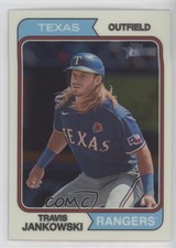 2023 Topps Heritage High Number Chrome 982/999 Travis Jankowski #678 2g8