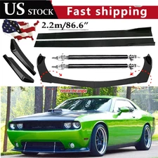 For Dodge Challenger SRT SXT Front Bumper Lip Spoiler Splitter Car Body Rear