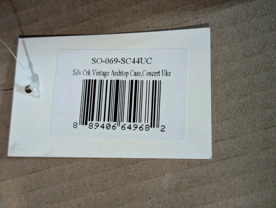 Silver Creek Vintage Concert Ukulele Case Black - Image 4 of 4