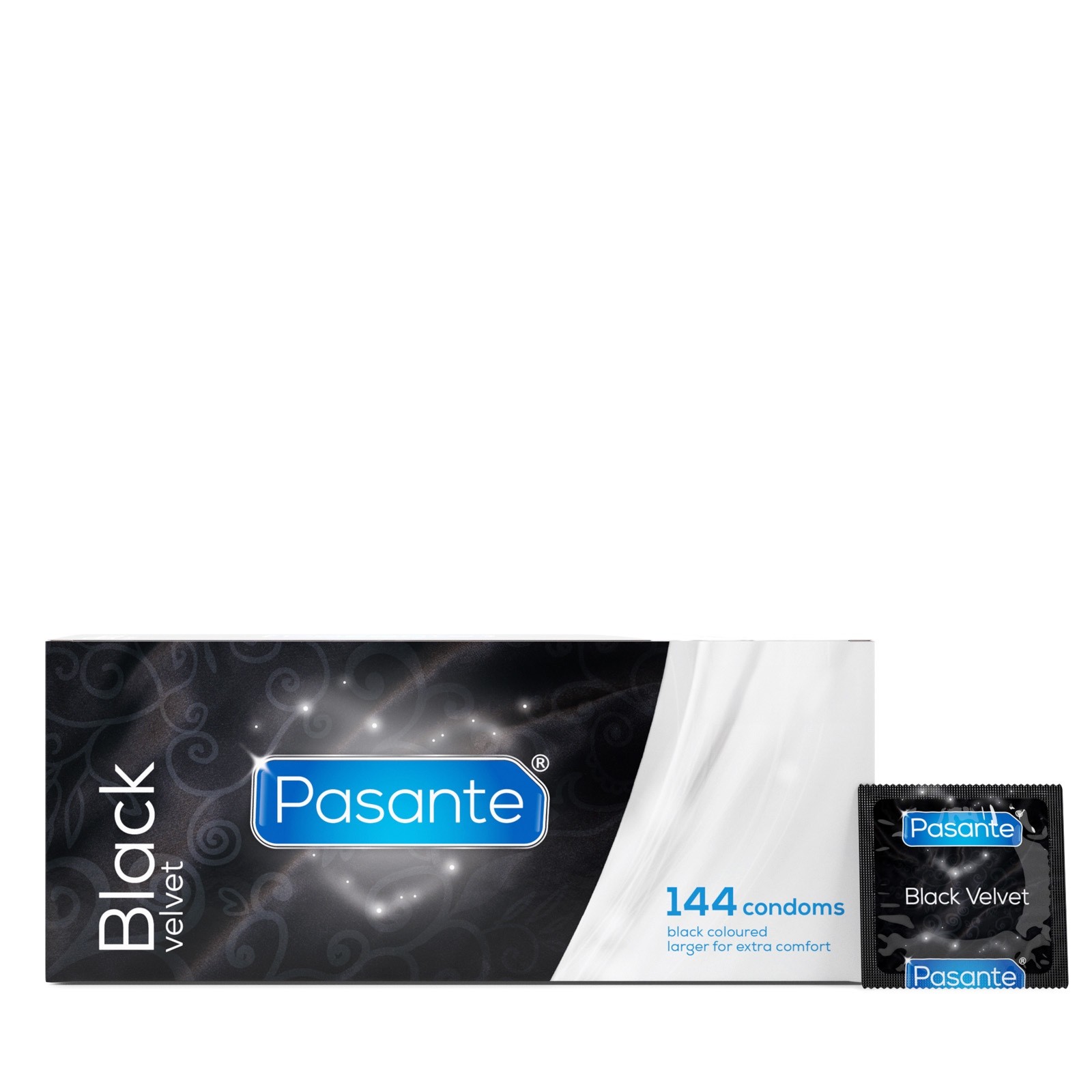 Pasante Black Velvet Condoms 144Pcs Pharmacy Condoms - Image 2