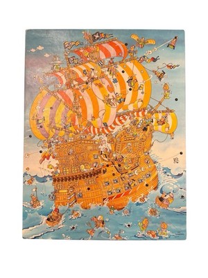 Vintage 1987 High Jinks on the High Seas! Springbok Hallmark Puzzle 500 Pcs EUC