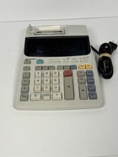 Sharp EL-1801V Ink Printing Calculator Great Shape - Tested Works